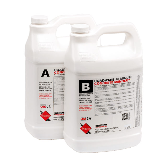 Roadware 10 Minute Concrete Mender Repair Resin